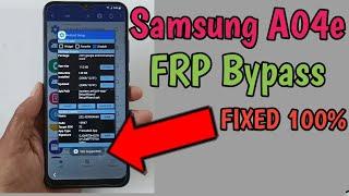 Samsung A04e FRP Google Lock Bypass Android 12  Clear Data Not Supported Fix No PC