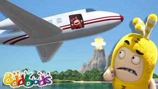 Fuse on a Plane  Oddbods Cartoons  Funny Cartoons For Kids