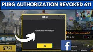 Pubg Authorization Revoked 611 2024How To Fix Pubg Authorization Revoked Error Code611Iphone