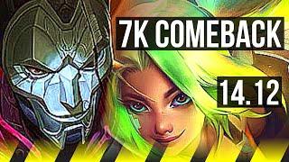 JHIN & Leona vs ZERI & Ashe ADC  7k comeback 15312 Legendary  EUW Challenger  14.12