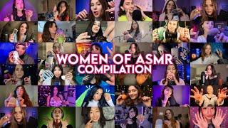 Women Of ASMR  ASMR Compilation With The Female  Asmrtists