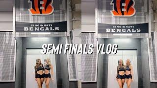 trying out for year 3 as an nfl cheerleader vlog  semi finals