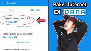 Cara Beli Paket Internet Di DANA Terbaru