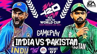 PAKISTAN VS INDIA ICC T20 WC 2024 Gameplay