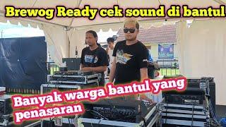 Brewog cek sound perdana di bantul‼️banyak warga penasaran