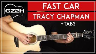 Fast Car Guitar Tutorial Tracy Chapman Guitar Lesson  Strumming + Fingerpicking + TABs