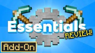 ESSENTIALS ADDON is the best one yet For Minecraft Bedrock Edition in-depth Review