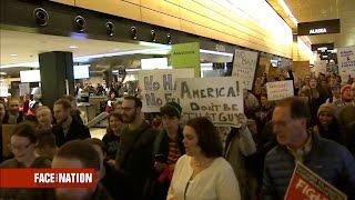 After immigration ban airports flooded with protesters
