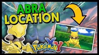 WHERE TO FIND ABRA ON POKEMON X AND Y