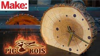 Le PicBois Wooden Clock