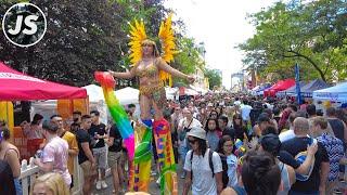 Pride Toronto Street Festival Walk in The Village 2023