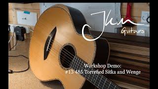 Workshop Demo #13 Torrefied Sitka and Wenge Hand Made Acoustic Guitar Demo no.2 Luthier Built
