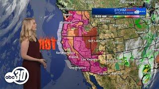 Excessive heat continues in Central California with some relief on the way