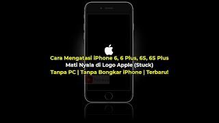 Cara Mengatasi iPhone 6 6 Plus 6S 6S Plus Mati Nyala di Logo Apple Stuck  Tanpa PC  Terbaru