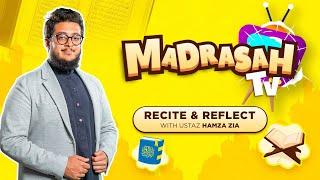 Tajweed Rules Live with Ustaz Hamza Zia  Draw Recite & Reflect  #MadrasahTV