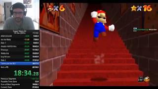 Super Mario 64  Speedrun 16 étoiles en 2131 