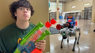 Ethan has a Big Problem With a A.I. Robot Dog Security Bot