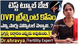 IVF లో ప్రెగ్నన్సీ నిర్దారణ ఎప్పుడు?  IVF Procedure Step by Step in Telugu  Dr Shravya  Ferty9