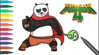 Easy Drawing Kung Fu Panda 4 I Kolay Kung Fu Panda Çizimi I Panda Nasıl Çizilir?