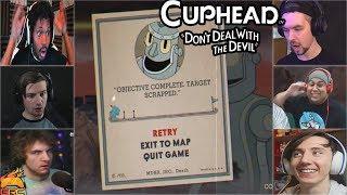 Gamers Reactions to Dr. Kahls Robot BOSS No Progress Made  Cuphead