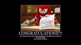 Your Meme Is The Most Powerful Experience Knuckles Has Ever Seen