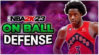 NBA 2K23 How To Play On Ball Defense Tutorial Top Tips YOU NEED TO KNOW