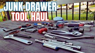 Junk Drawer Auction Tool Haul Reveal