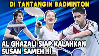 SERUNYA AL GHAZALI DAN SUSAN SAMEH TANDING BADMINTON SIAPA PEMENANGNYA?? ADA HUKUMAN UNTUK YG KALAH