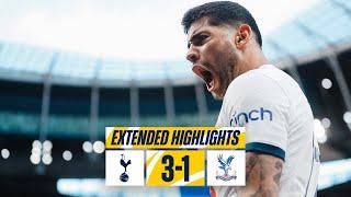 TOTTENHAM HOTSPUR 3-1 CRYSTAL PALACE  EXTENDED PREMIER LEAGUE HIGHLIGHTS