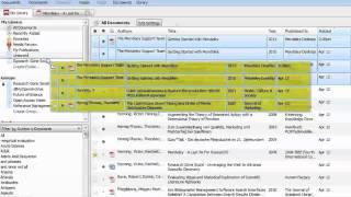 Organizing Your Library Mendeley Minute