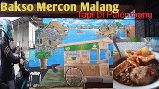 Buka Puasa Makan Bakso Malang Mercon di Palembang