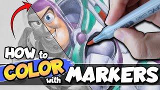 How to COLOR with Alcohol Markers - ADVANCED Guide