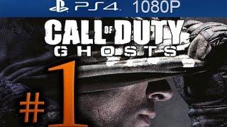 Call Of Duty Ghosts Walkthrough Part 1 1080p HD PS4 First 2 Hours - No Commentary