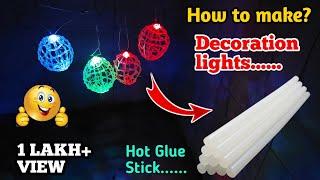 अब दीपावली के लिए Decoration Light घर पर बनाये  How to make Diwali decoration light