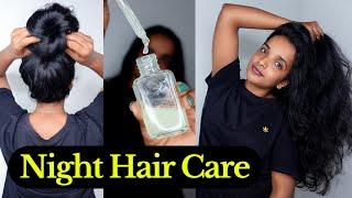 Night Hair Care Routine for faster hair growthHow to prepare natural hair serum Best hair serum