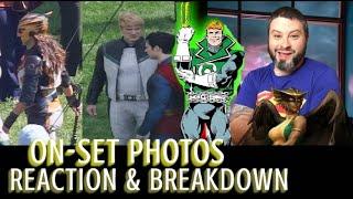 Superman Set Photos - Green Lantern Guy Gardner Hawkgirl FIRST LOOK - BREAKDOWN