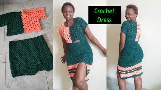 How to Join a Crochet Top and Skirt to get a Dress