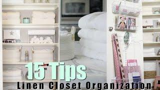 15 Tips For Organizing Your Linen Closet MissLizHeart