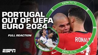 FULL REACTION Portugal OUT of EURO 2024 after loss to France  HARD TO WATCH  ESPN FC