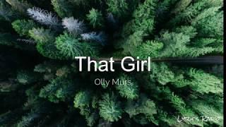 Olly Murs – That Girl LyricsLyric Video