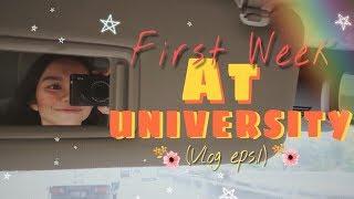 FIRST WEEK AT UNIVERSITY VLOG 01