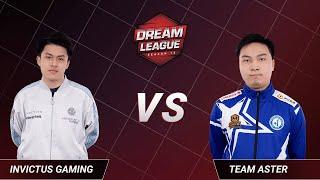 Invictus Gaming vs Team Aster - Game 1 - Lower Bracket Round 2 - DreamLeague Season 13 - The Leipzig