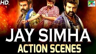 Jay Simha - Action Scenes  New Action Hindi Dubbed Movie  Nandamuri Balakrishna Nayanthara