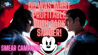 DC Was Most Profitable With Zack Snyders Snyderverse Did Disney Fund A Smear Campaign?