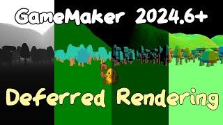 Combining Everything Together Deferred Rendering in GameMaker 2024.6+