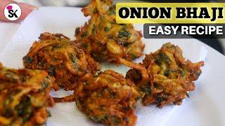 How to make Crispy Onion Bhajees at Home  Easy Onion Bhaji Recipe