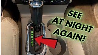 How To Replace Gear Shift Indicator Light 06-11 Ford Explorer