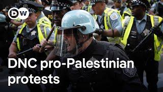 Police arrest pro-Palestinian protesters near Democratic National Convention  DW News