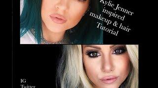 Kylie Jenner hair and makeup tutorial
