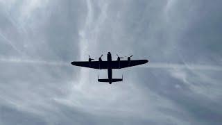 Avro Lancaster Low Fly-past Battle of Britain Memorial Flight - Dutch Remembrance & Liberation Days